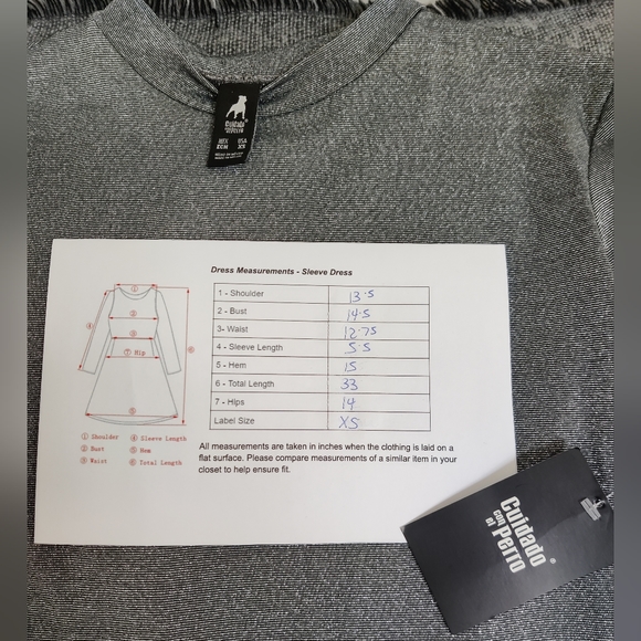 Cuidado con el Perro Silver Dress - XS - Picture 7 of 9